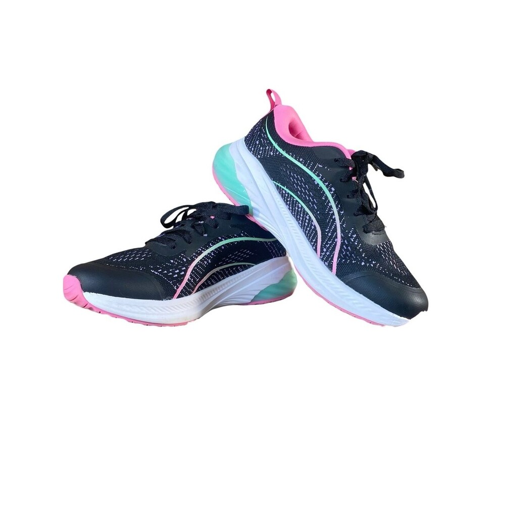Avia Gel Sneakers Athletic Running Women's Black Pink SZ 9 Lace Up Cushioned
